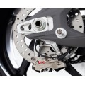 Motocorse Billet Aluminum Chain Adjuster and Rear Brake Caliper Support Bracket for Ducati Panigale / Streetfighter V4 (2025+)